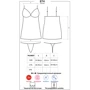Комплект Obsessive 874-CHE-2 chemise, S/M