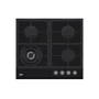 Варочная поверхность газовая Beko HILW64235S: Рабочая поверхность стекло (закаленное)