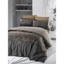 Комплект постельного белья Victoria Sateen Pandora Brown сатин евро коричневый (51719_2,0)