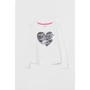 Лонгслив H&M 1512-7396790 110-116 см белый