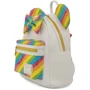 Рюкзак Loungefly Disney - Minnie Mouse Sequined Rainbow Mini Backpack (WDBK1659): Размер M (130-145 см)