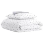 Комплект постельного белья Cosas Starfall G White Grey детский на резинке 110х140 см (StarfallGWhite_Grey_140)