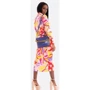 Жіноча сумка-сетчел GUESS RETOUR TOP HANDLE FLAP фіолетова (HWCC8664200-VIO): Фактура Матовая, Под змею