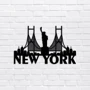 Настенный декор Деревянное панно Wortex Woods New York 74x45 (WALL60003-74x45)