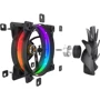 Кулер PCCooler Corona 3-in-1 FRGB Kit 3-Pack: Регулювання оборотів широтно-імпульсна модуляція (PWM)