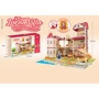 Домик для кукол: 268 деталей, мебель, 2 куклы, механический лифт (VC 6036)