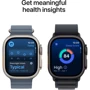 Apple Watch Ultra 3 GPS + Cellular 49mm Natural Titanium Case with Natural Titanium Milanese Loop - Medium (MEWY4)
