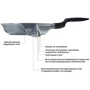 Сковорода Fissman La granite со съемной ручкой 24x5.6 см (4625): Тип сковороды Традиционная