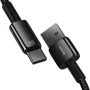 Кабель Baseus USB Cable to USB-C Tungsten 66W 1m Black (CATWJ-B01): Длина 1 м