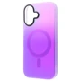 Чехол для iPhone WAVE Matte Gradient Colors with Magnetic Ring Light Purple/Blue for iPhone 16