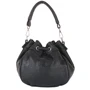 Женская сумка бакет-бэг Laskara черная (LK10195-black): Материал Искусственная кожа
