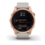 Смарт-часы Garmin Fenix 7S Solar Rose Gold with Light Sand Band (010-02539-11): Карты памяти нет