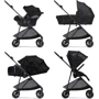 Прогулочная коляска Cybex Melio Real Black с бампером (522002631) фото 8