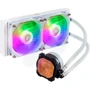 Кулер Cooler Master MASTERLIQUID 240L CORE ARGB WHITE (MLW-D24M-A18PZ-RW): Уровень шума, dB 8-27
