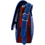 Женская сумка почтальонка Laskara синяя (LK-10245-blue-snake): Фактура Под змею, Матовая, Гладкая