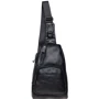 Чоловіча сумка-слінг Borsa Leather чорна (K1029-black)