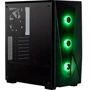 Корпус Corsair Carbide SPEC-Delta RGB Black (CC-9011166-WW): Материал передней панели пластик, сталь