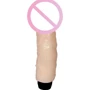 Вибратор гелевый Rubber pink vibrator, 22Х5 см
