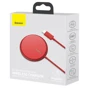 Зарядний пристрій Baseus Wireless Charger MagSafe Simple Mini 15W Red (WXJK-H09) для iPhone 16 I 15 I 14 I 13 I 12 series фото 7