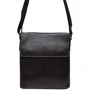 Мужская сумка планшет Borsa Leather темно-коричневая (K18168-brown)