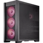 Корпус ASUS TUF GAMING GT302 ARGB BLACK (90DC00I0-B19000): Материал передней панели пластик и металл