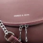 Жіноча сумка крос боді Valiria Fashion лиловая (DETAQ1443-1-17): Фактура матова, Гладка