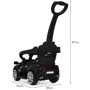 Дитячий електромобіль-толокар 2в1 Bambi чорний (M 3591L-2)