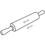 Скалка Tescoma 630160: Виробник Tescoma