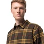 Рубашка Jack Wolfskin Cabin View Shirt M 1403581-8218 48 коричневая с длинным рукавом: Воротник/Горловина Отложной