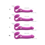Безремневой вибрострапон с вакуумной стимуляцией Strap-On-Me Multi Orgasm - M - Fuchsia