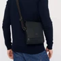Мужская сумка планшет Ricco Grande черная (T1tr0026bl-black): Тип ручки Плечевой ремень, Без ручки