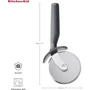 Нож для пиццы KitchenAid Coreline 22.7 см серый (KAS113OHCGG): Лезвие Нержавеющая сталь