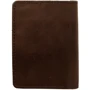 Мужская обложка для документов DNK Leather коричневая (DNK-minidoc-fileH-colG): Материал Натуральная кожа