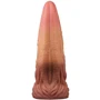 Фаллоимитатор Dual-Layered Silicone Tongue 10" Brown