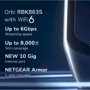 Маршрутизатор Wi-Fi Netgear Orbi RBK863S Tri-Band White 3-pack (RBK863S-100EUS): Тип антенны внутренняя