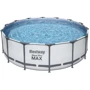 Бассейн Bestway круглый 427-122 см (5612X) (фильтр-насос, лестница, чехол)