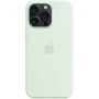 Чехол для iPhone Apple iPhone 15 Pro Max Silicone Case with MagSafe - Soft Mint (MWNQ3ZM/A): Тип чехла накладка на заднюю часть