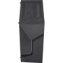 Корпус Aerocool Scape Black (Scape-G-BK-v2): Матеріал передній панелі пластик і сталь
