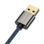 Кабель Baseus USB Cable to USB-C Legend Elbow 66W 1m Blue (CACS000403) фото 3
