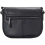 Женская сумка почтальонка Giorgio Ferretti черная (SHIGF2019075-black): Фактура Матовая, Зернистая