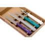 Набор кухонных ножей Opinel Les Essentiels Art Deco 4 предмета (204.66.29): Материал рукояти Дерево