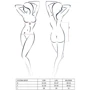 Эротическое боди Passion JUSTINA BODY black XXL/XXXL