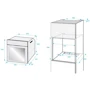 Духовой шкаф электрический Beko OIM 58900 P: Объем, л 80