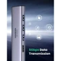 Адаптер Ugreen Adapter CM511 USB-C to 3xUSB 3.0+HDMI+SD Space Gray (60383): Дополнительные разъемы SD+TF Card, VGA, HDMI, USB OTG, USB-C