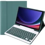Аксессуар для планшетных ПК BeCover Case Smart Keyboard Dark Green for Samsung X115 Galaxy Tab A9 (712357): Цвет зеленый