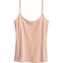 Майка H&M 1087756 XL бежевая: Состав Хлопок, Эластан
