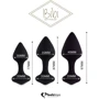 Набор силиконовых анальных пробок FeelzToys - Bibi Butt Plug Set 3 pcs Black
