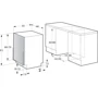 Встраиваемая посудомоечная машина Gorenje GV561D10: Размеры 44.8x81.5x55 см