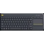 Клавіатура Logitech Wireless Touch Keyboard K400 Plus Dark (920-007147)