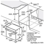 Духовой шкаф электрический Bosch HBA372EB0: Размеры 59.4 x 59.5 x 54.8 см